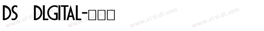 DS Dlgital字体转换